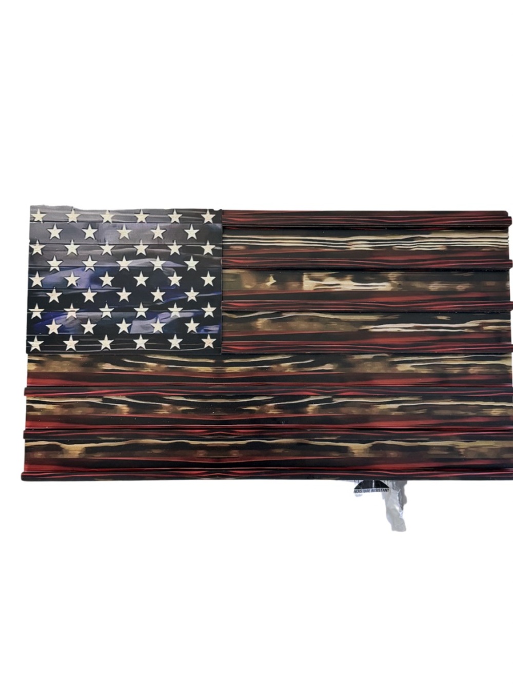 Challenge Coin Display Rack Holder Rustic American Flag Military Coin Display